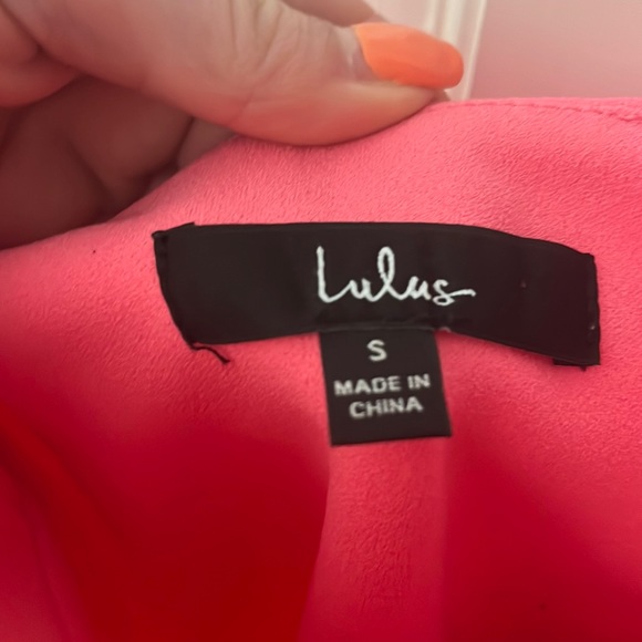 Pink Lulu’s bodycon off the shoulder dress - Picture 3 of 3